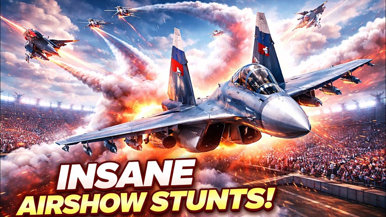 Russian Fighter Jets: Death-Defying Airshow Stunts 🇷🇺✈️