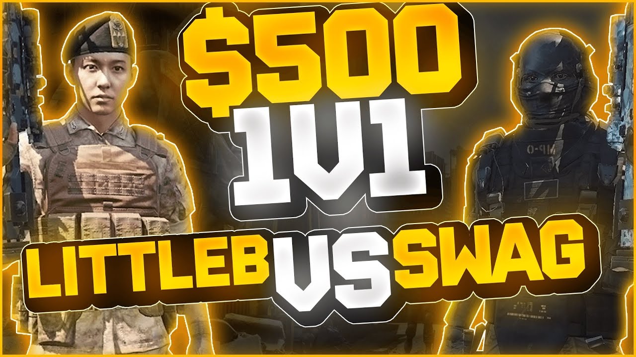 I made the 2 BEST COD Mobile Snipers 1v1 for $500 (Swag vs Little B 1v1)