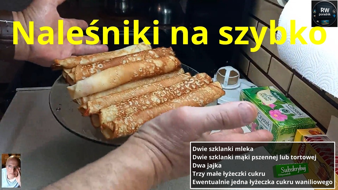 Naleśniki na szybko – prosty przepis z 3 składników