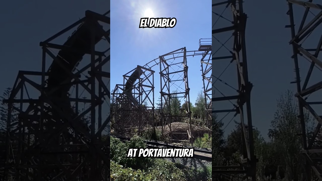 El Diablo At Portaventura #portaventura2023 #rollercoaster #nosmallcreator #eldiablo