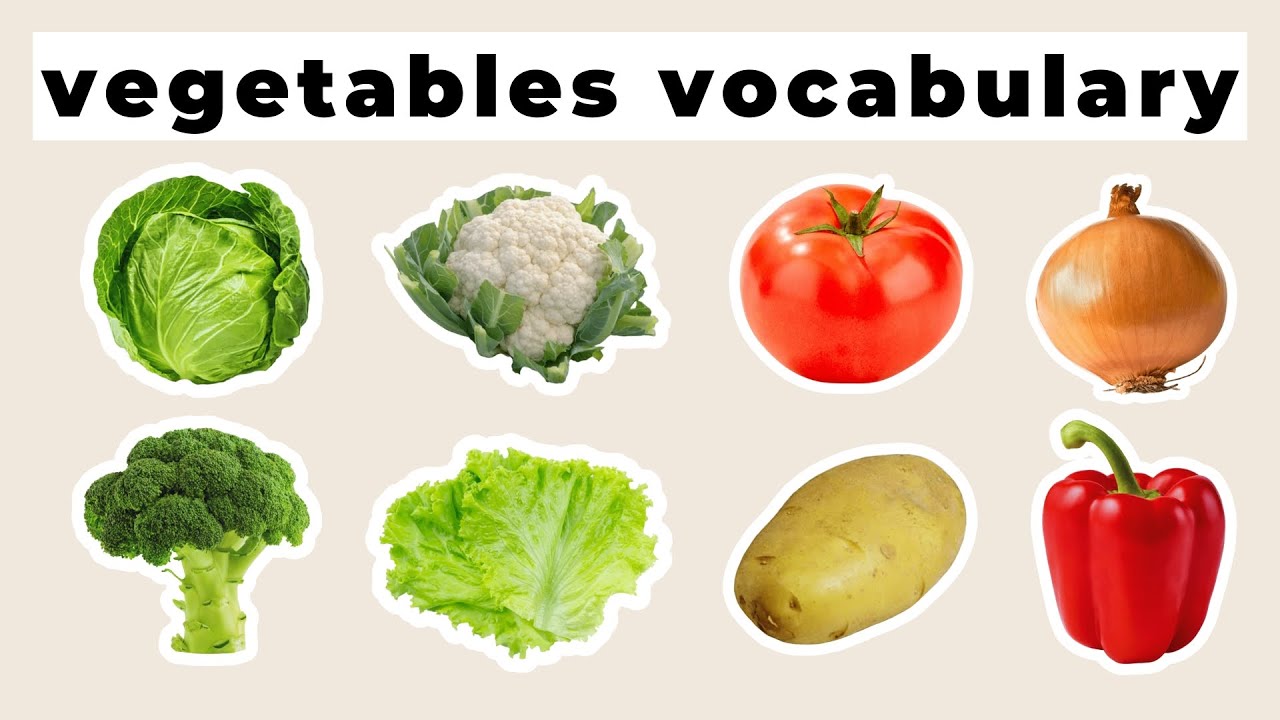 Learn English Vocabulary: Vegetables (Visual + Practice