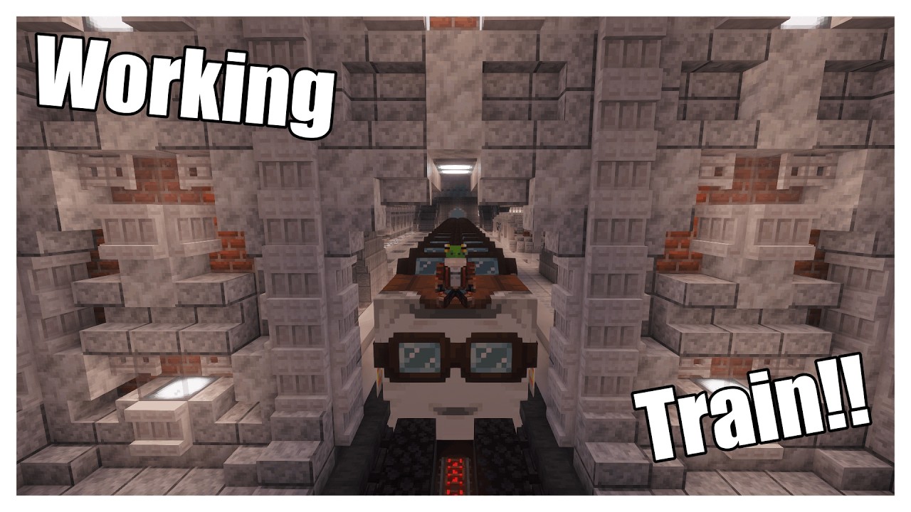 I Made The Worlds First Happy Ghast Train!!!!