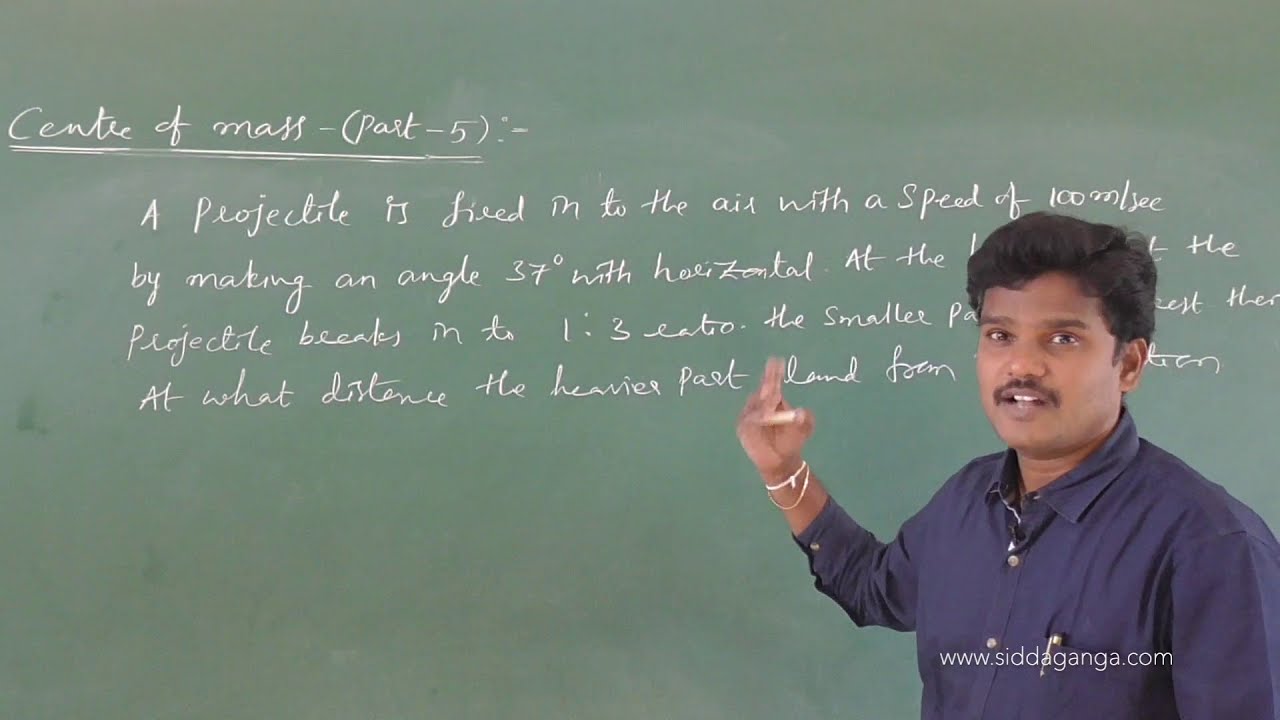 I PUC - PHYSICS - SYSTEM OF PARTICLES AND ROTATIONAL MOTION -  PART 5