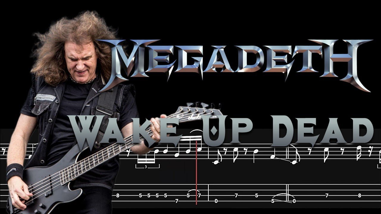 Megadeth - Wake Up Dead (🔴Accurate Bass Tabs and Notation ) By @chamisbass  #chamisbass #basstabs