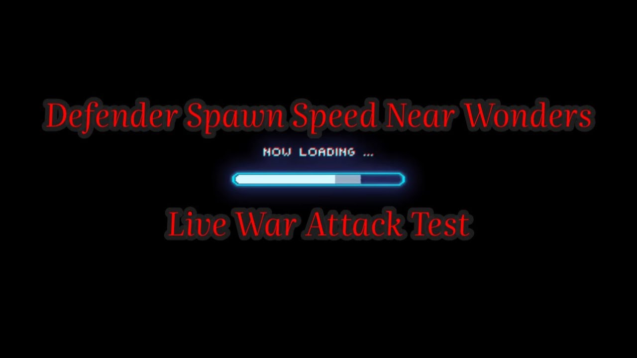 DomiNations - Defender Spawn Speed Near Wonder Test