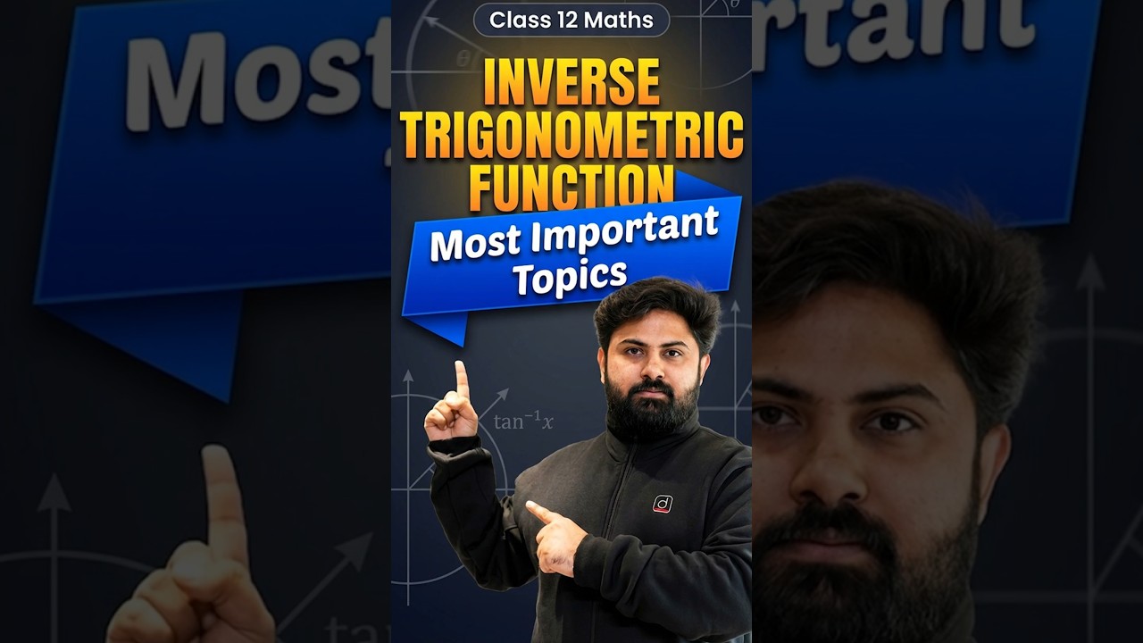 Inverse Trigonometric Functions -  Most Important Topics | Class 12 Maths ✅ 