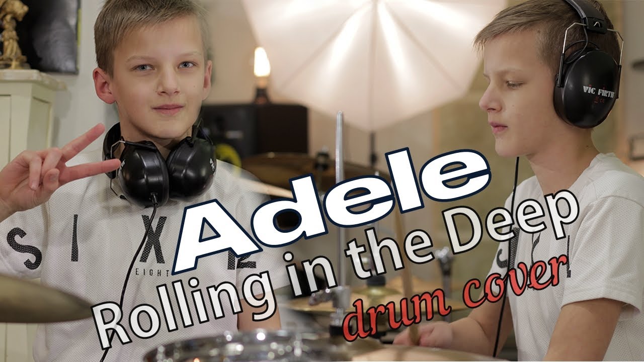 Adele - Rolling in the Deep - Drum Cover - Roberts Šabāns - HOW TO PLAY DRUMS LATVIA