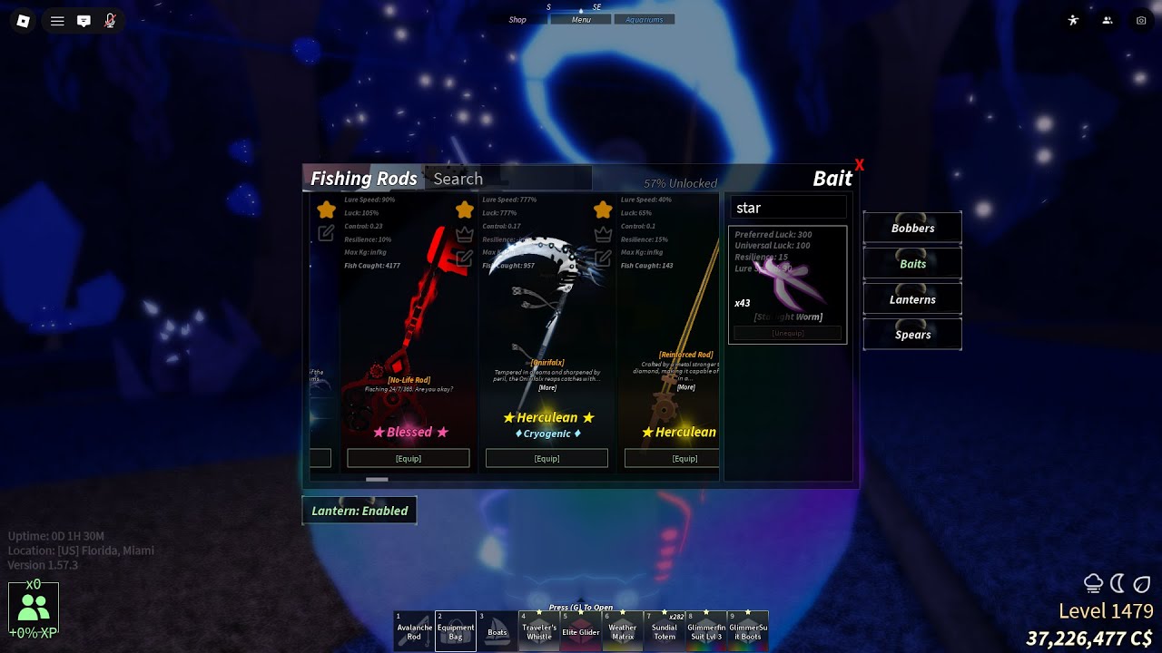 How To Get StarLightWorms in Fisch - What they do