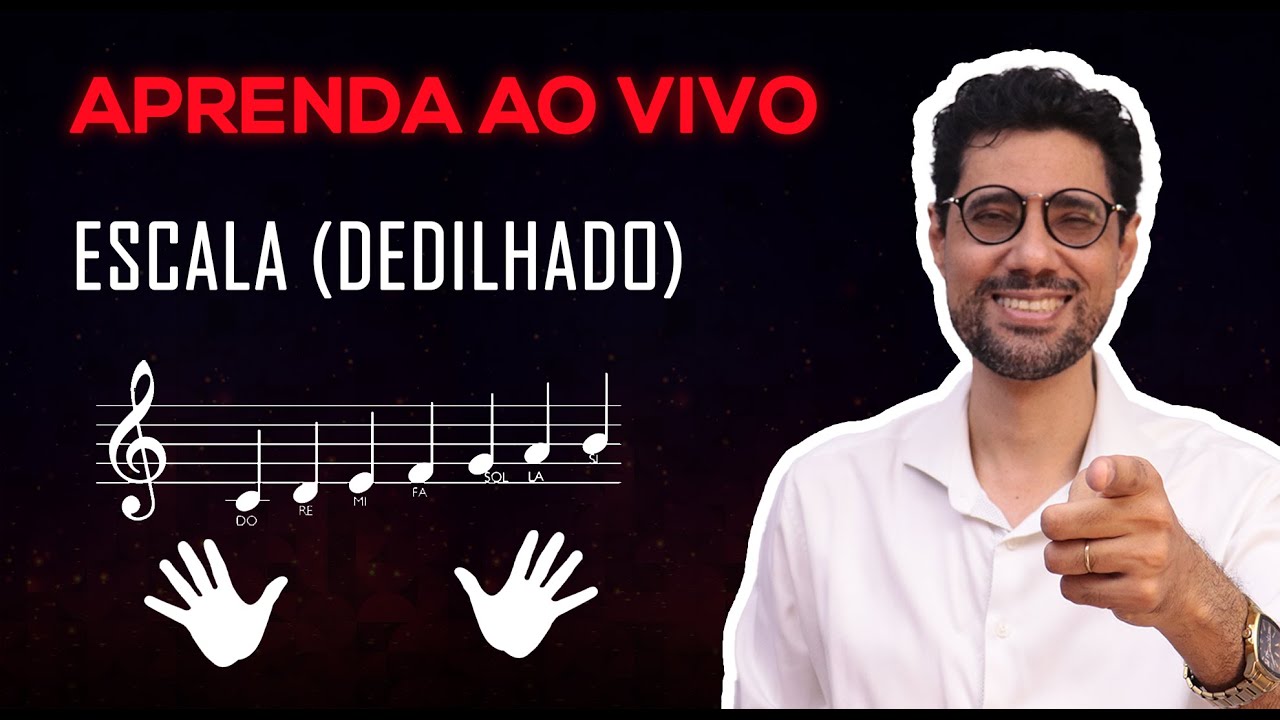🔴 Live do Tecladista #30 🎹 APRENDA DEDILHADOS NA ESCALA 🎹🎵