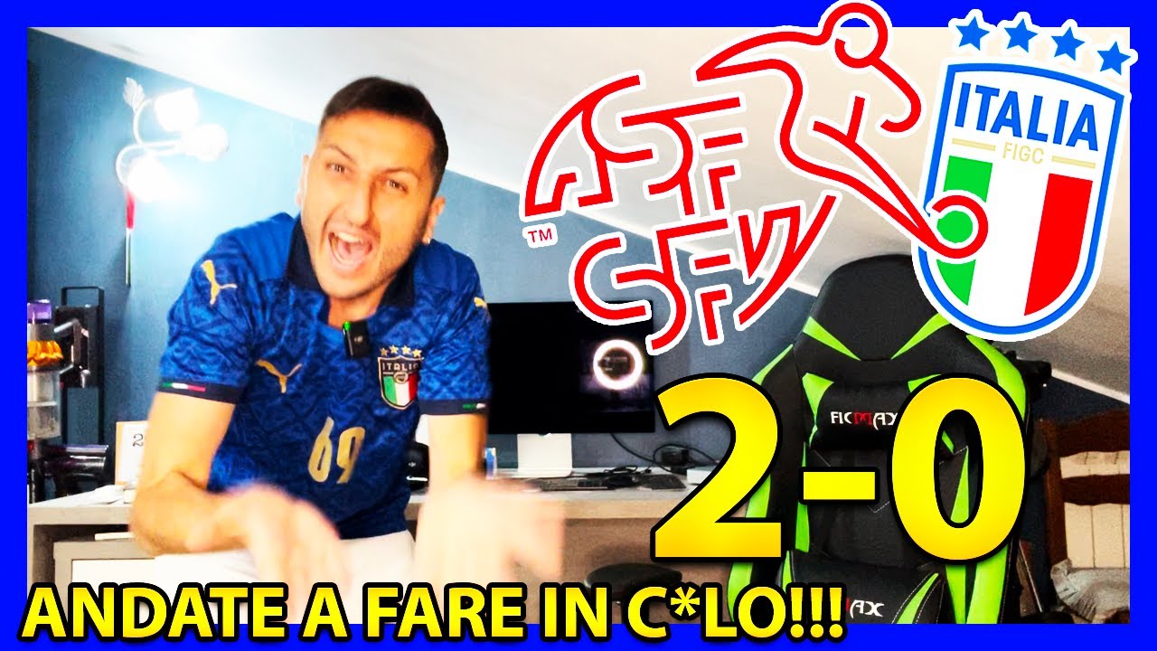 ANDATEVENE a FARE in C*LOOO‼️ SVIZZERA-ITALIA 2-0: ELIMINATI PEGGIO DI VENTURAAA‼️