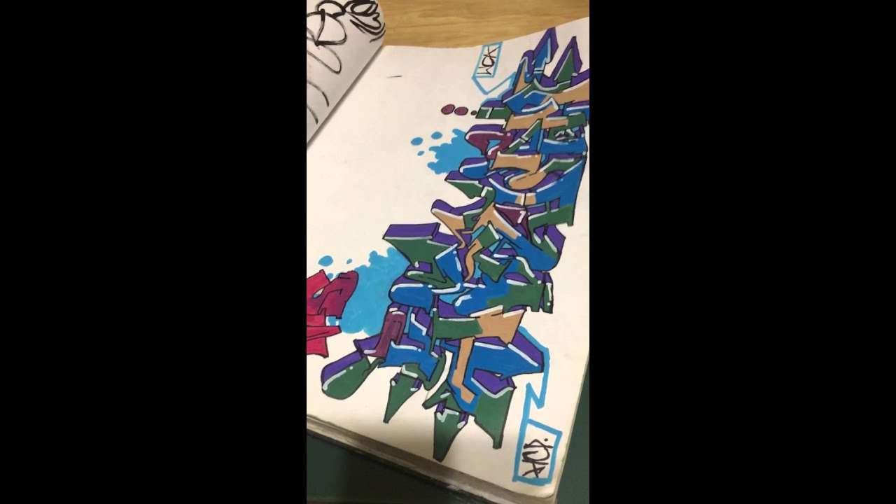 805 graffiti history sketch books old school