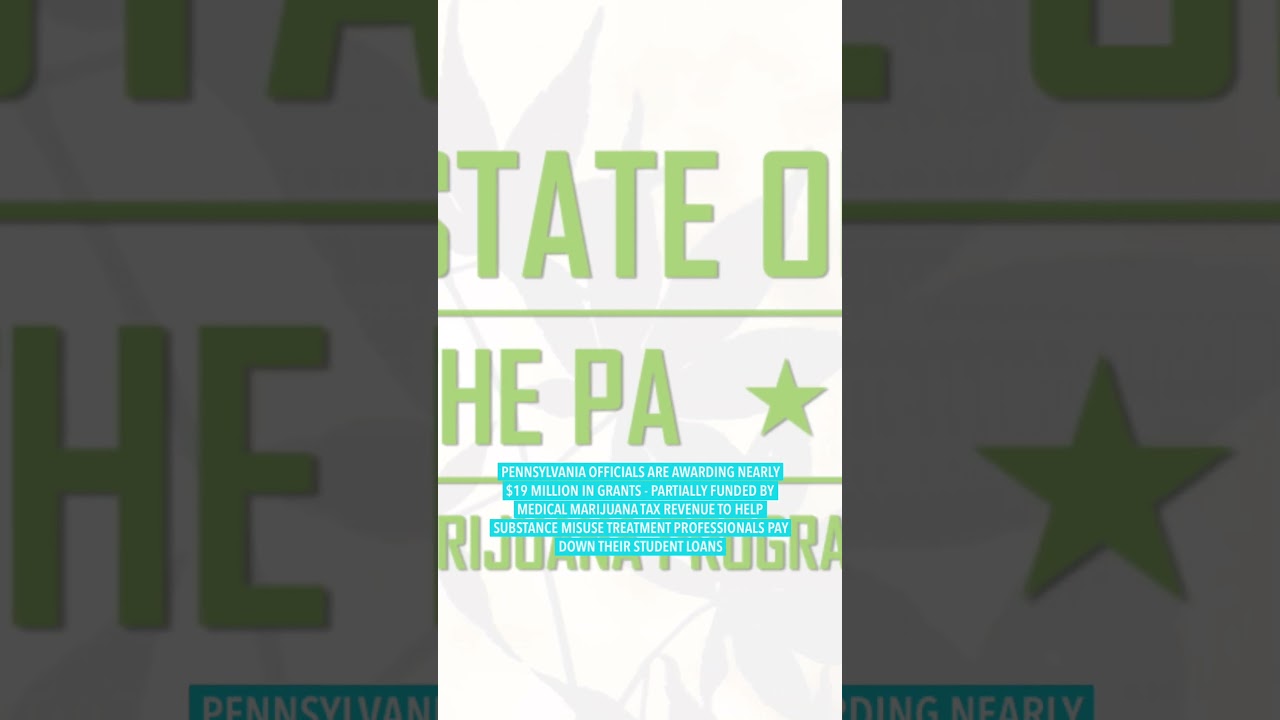 Pennsylvania Pays The Tab With Marijuana Fund! 🍃💰