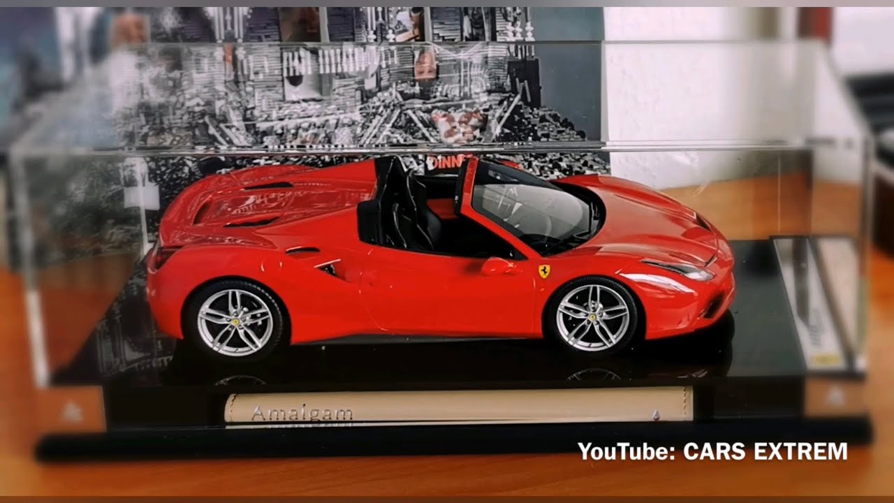 Unboxing Ferrari 488 Spider | Amalgam Collection | Scale: 1:18