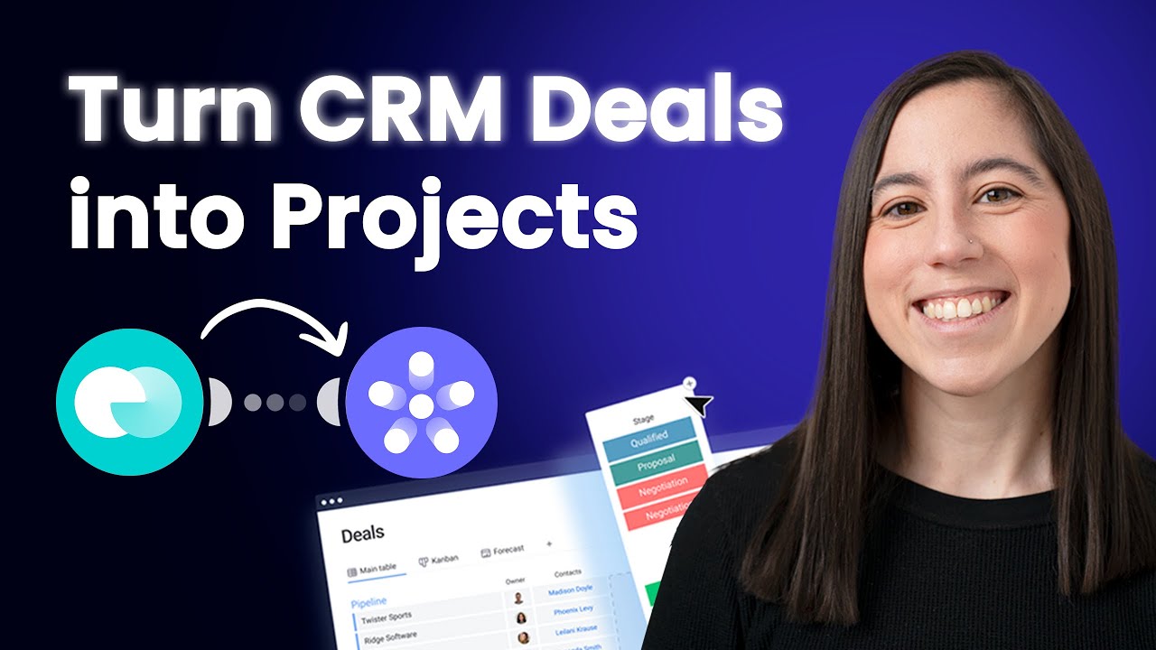 How We Automated CRM Tasks in Minutes! monday.com + Make