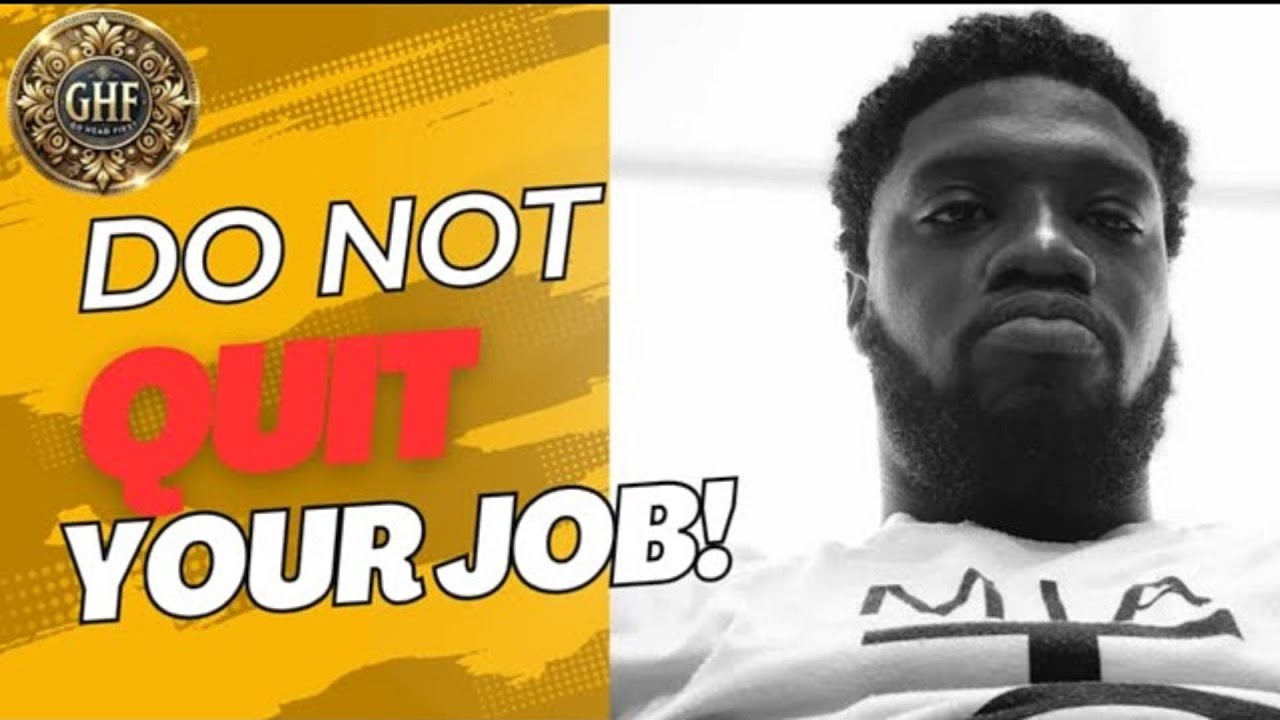 MAJOR MISTAKE!!! DO NOT QUIT YOUR JOB!