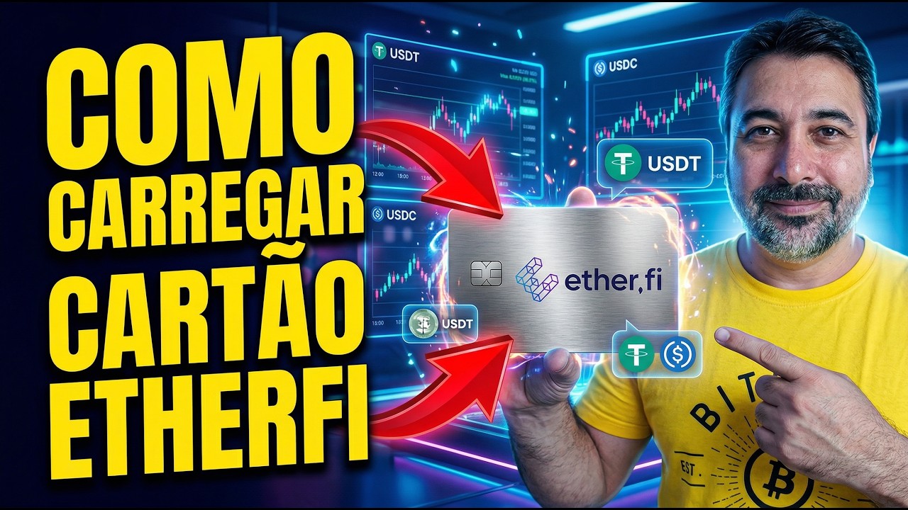 ‼️ COMO CARREGAR O CART&Atilde;O ETHERFI - Cart&atilde;o cripto pr&eacute; pago (Satsails, binance, metamask, rabby)