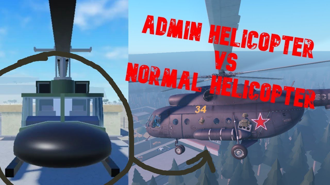 Admin Helicopter VS Normal Helicopter - Aniphobia Gameplay
