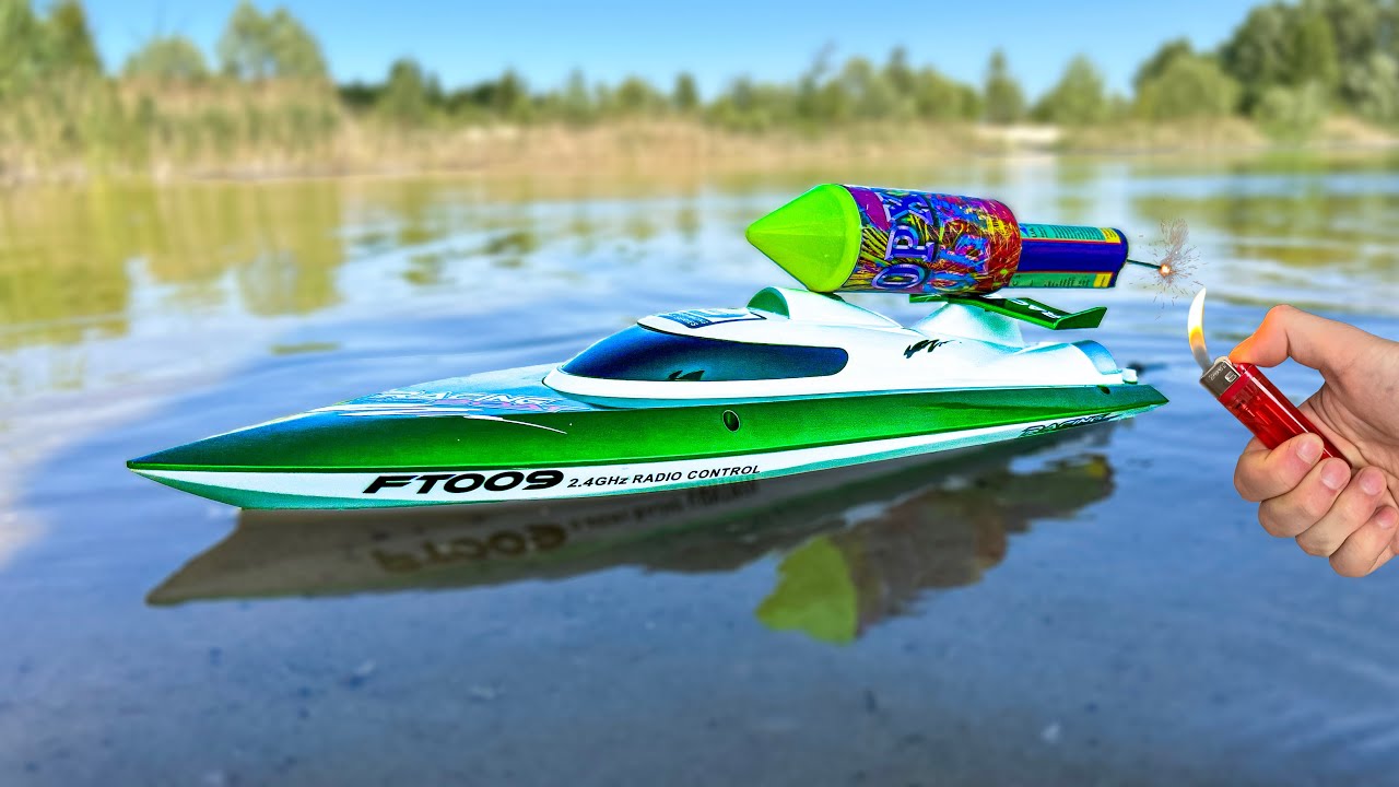 EXPERIMENTS : R/C Boat Powered Turbo Engine