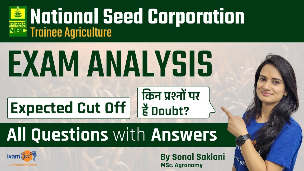 NSC Exam Analysis || All questions with answers || Expected cut off || By Sonal Mam