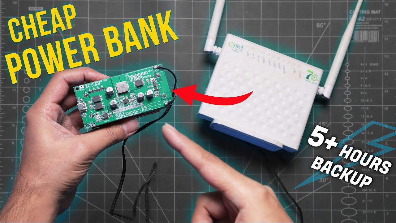 WiFi Router Ka Sasta Power Bank/UPS