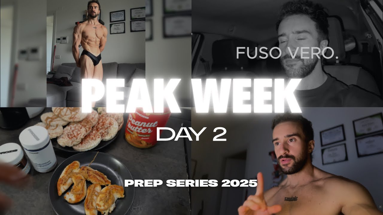 Peak Week Giorno 2 🔥| Finale FCFN Bologna Natural Bodybuilding 🇮🇹 | Arriverò in condizione?
