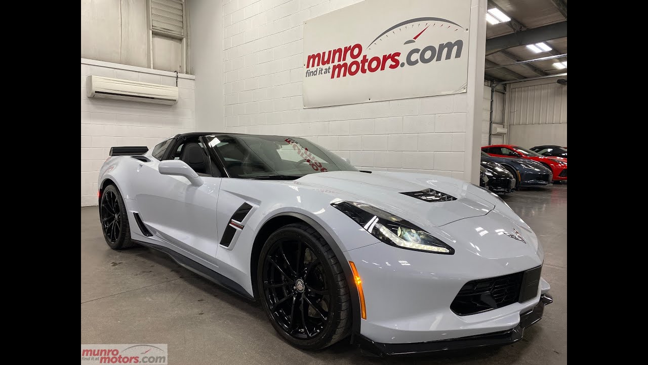 2019 Chevrolet SOLDSOLDSOLDCorvette Grand Sport Ceramic Matrix Grey Metallic 7spd with just 18k kms!