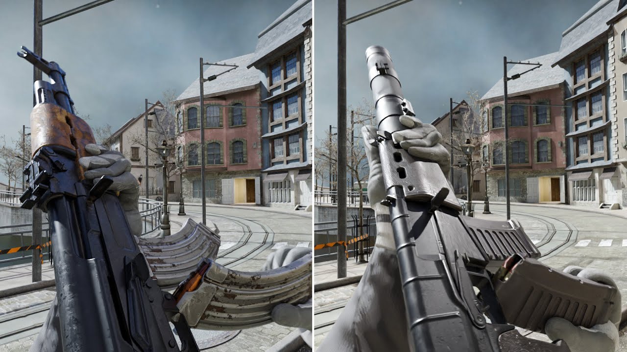 BOCW AK-74u animations with an AK-47 and AS-VAL