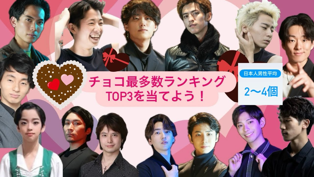 【バレエダンサーはモテる？！】バレンタインチョコ🍫ランキングTOP3を当てろ！