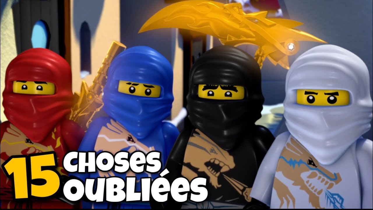 15 choses que vous avez oublié sur Ninjago (nostalgie garantie)