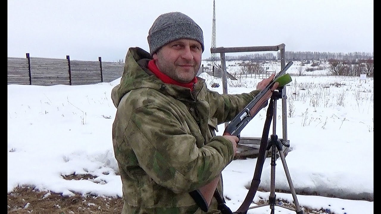 Franchi Affinity One пристрелка ружья пулей и дробью.