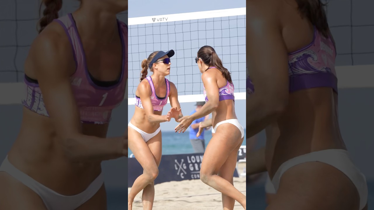 Julia Scoles and Lexy Denaburg #volleyball #jayrachz #jayrachz9999 #beach