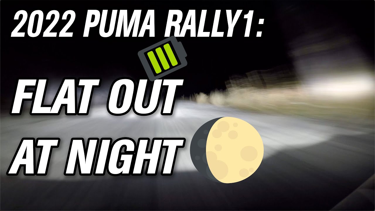 2022 M-Sport Puma Rally1 | Night Time Onboard 👀 | #MSPORTERS