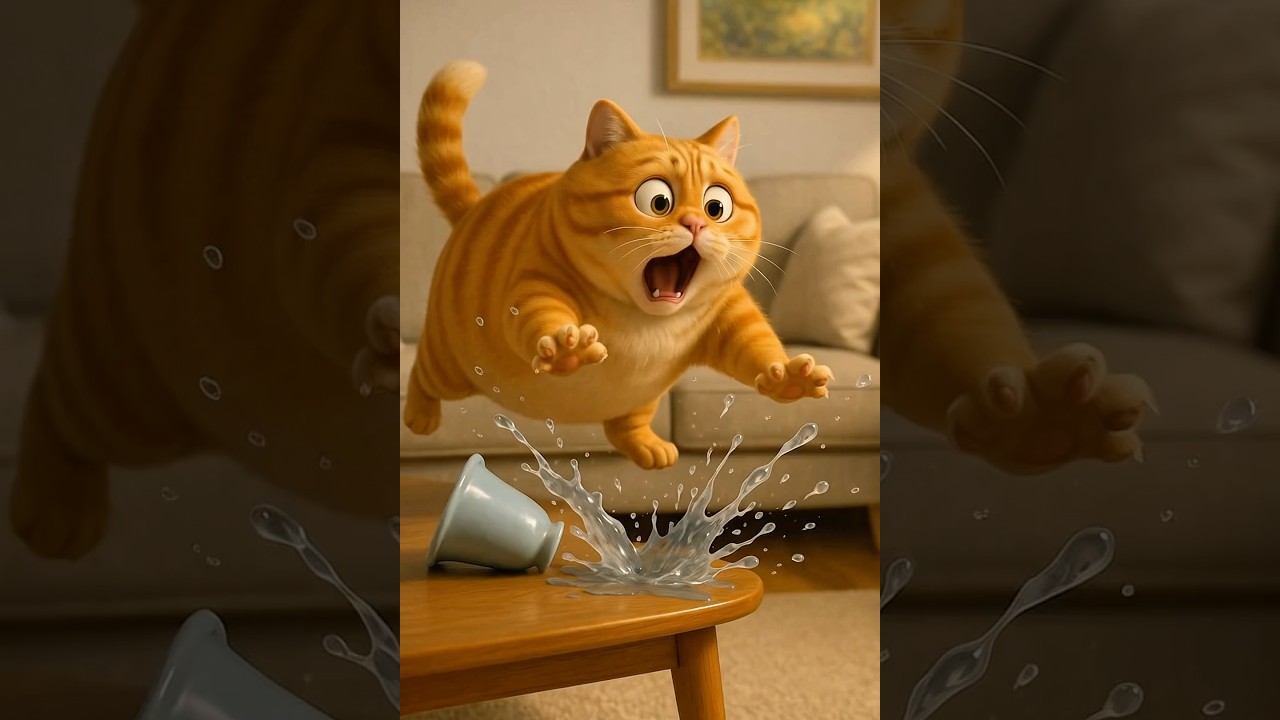 😺 Cat vs Robot Vacuum &mdash; the funniest duo ever! 🤣 #cat #funnycat #robotvacuum #shorts #viral