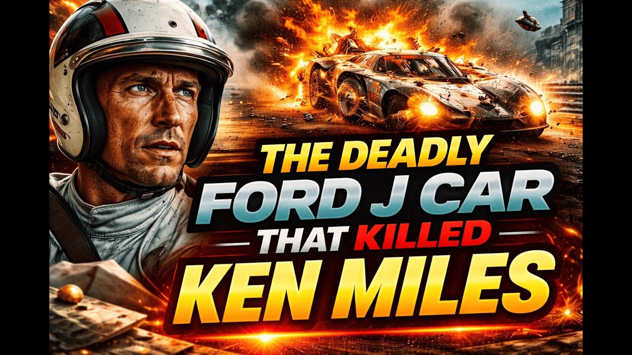 Смертоносный Ford J Car, убивший легенду автогонок Кена Майлза #KenMiles #FordJCar1966 #FordGT40