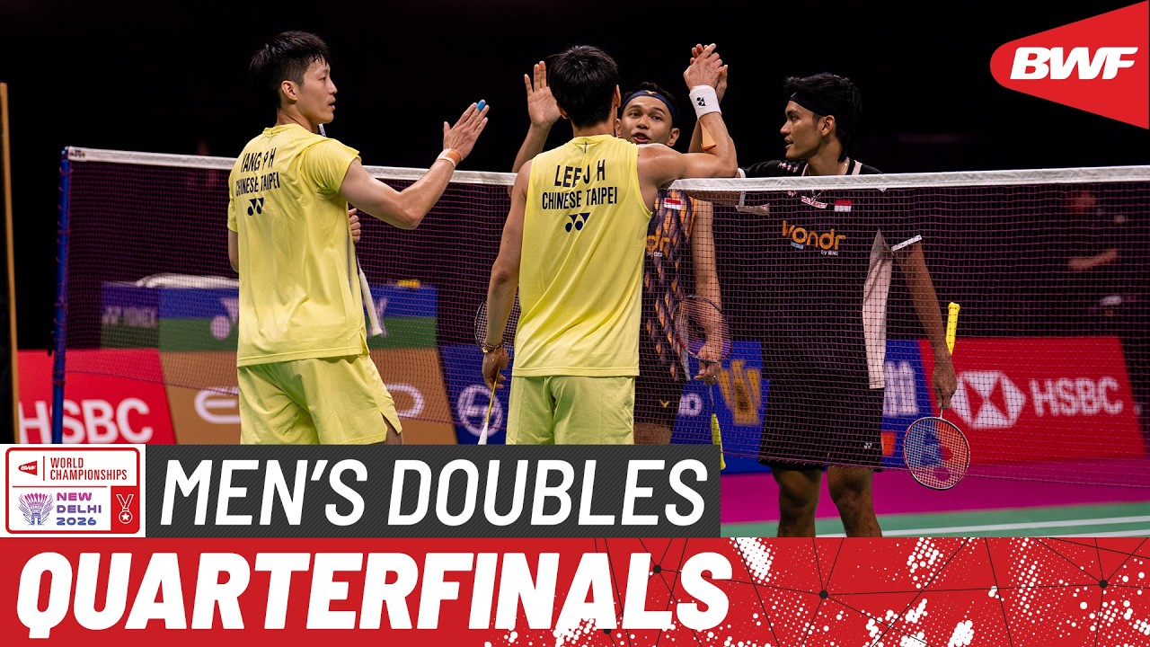 BWF World Championships 2026 | Lee/Yang (TPE) vs Alfian/Fikri (INA) [2] | QF