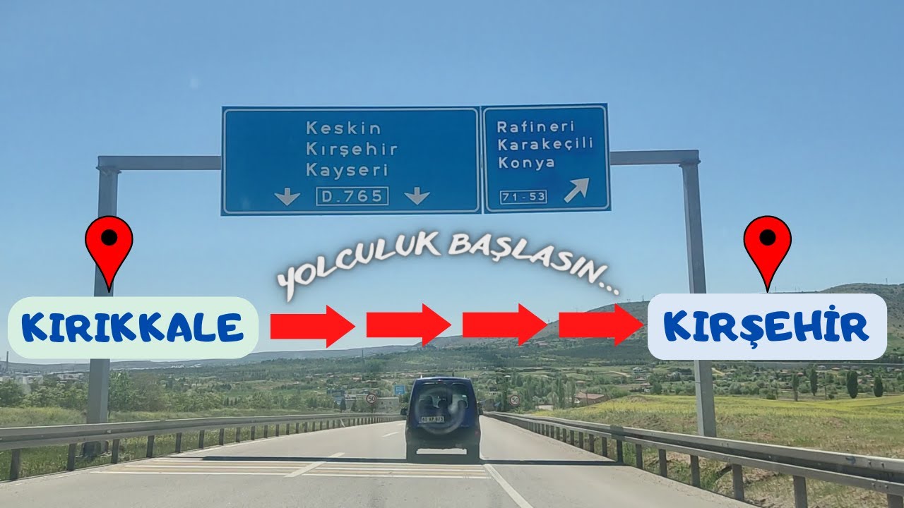 KIRIKKALE-KIRŞEHİR YOLCULUĞU/1.BÖLÜM/VLOG/(2022)
