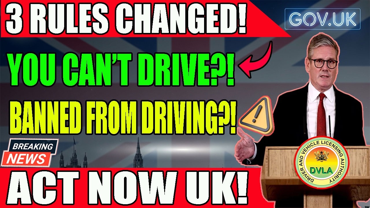 🚨 DVLA WARNING 3 New Driving Rules Just Started TODAY &ndash; Are You Still Legal to Drive