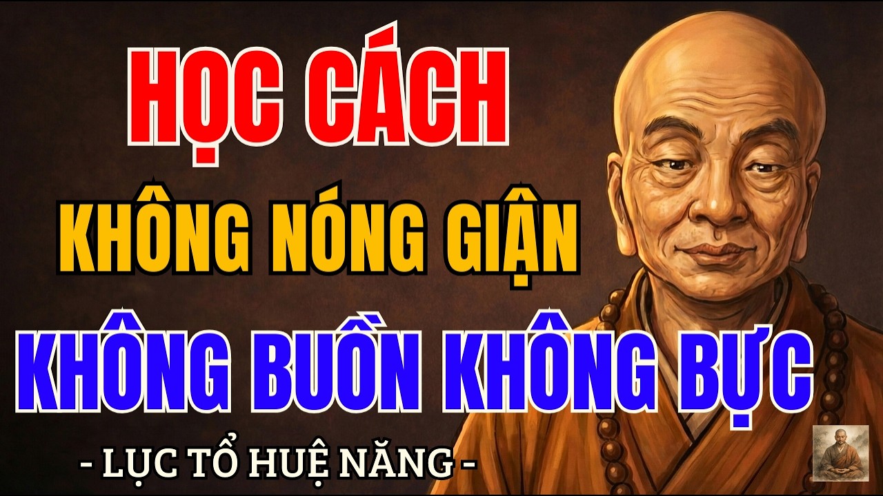 Học cách không giận, không buồn, không bực – tâm nhẹ thì đời tự an, nên nghe 1 lần | Lục Tổ Huệ Năng