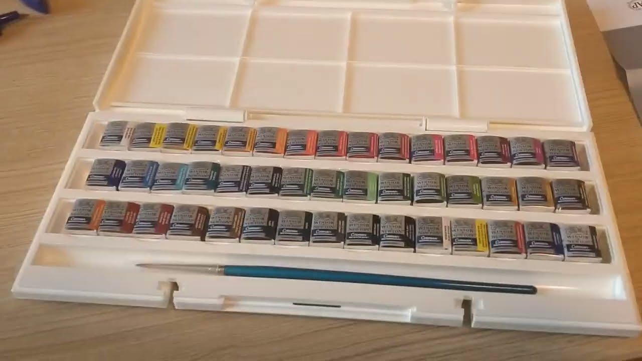 Winsor & Newton Cotman Watercolour review, 46 pan set