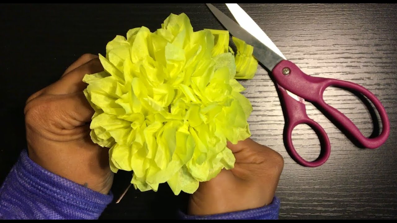 DIY Day of the Dead Paper Flowers- Dia de los Muertos Flores