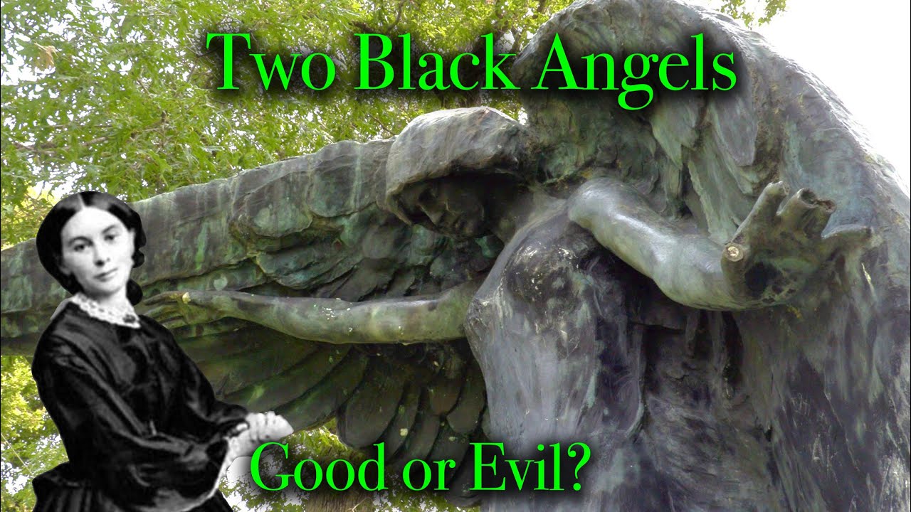 THE TWO BLACK ANGELS of Iowa - Is Each Good or Evil?  Visit Them both - Iowa City and Council Bluffs