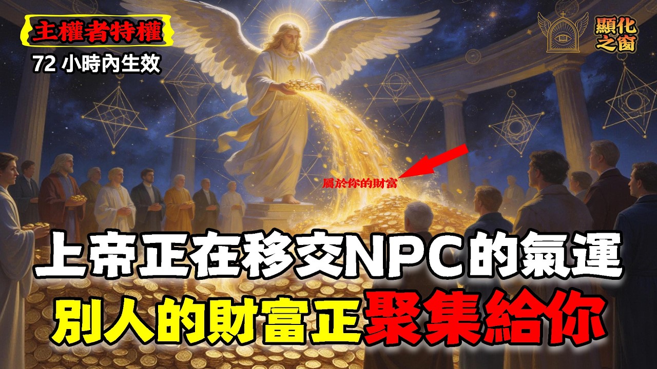 【天選之人👁&zwj;🗨】主權者特權：🏅上帝正強行移交 NPC 的氣運！若看見此訊息，原本屬於別人的財富正「暴力聚集」給你。#顯化法則 #主權者 #財富自由 #2026大運 #能量剝離 #顯化之窗