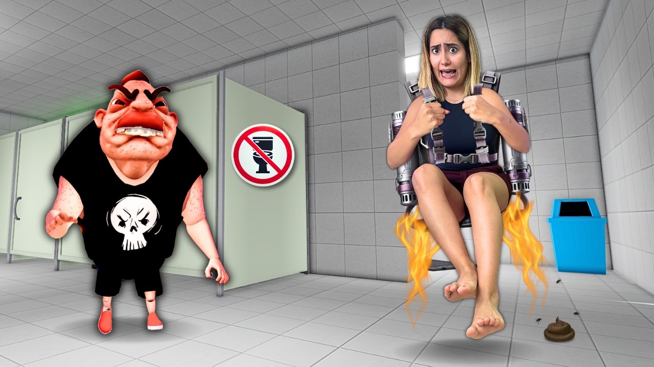 Usamos Poderes Para NO Hacernos Popó en Roblox |Andie