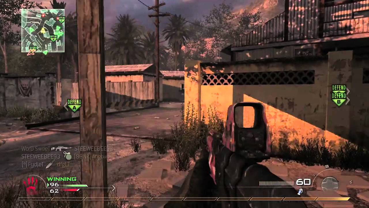 ZOMBIE APOCALYPSE - MW2 AK47 Rapegameplay