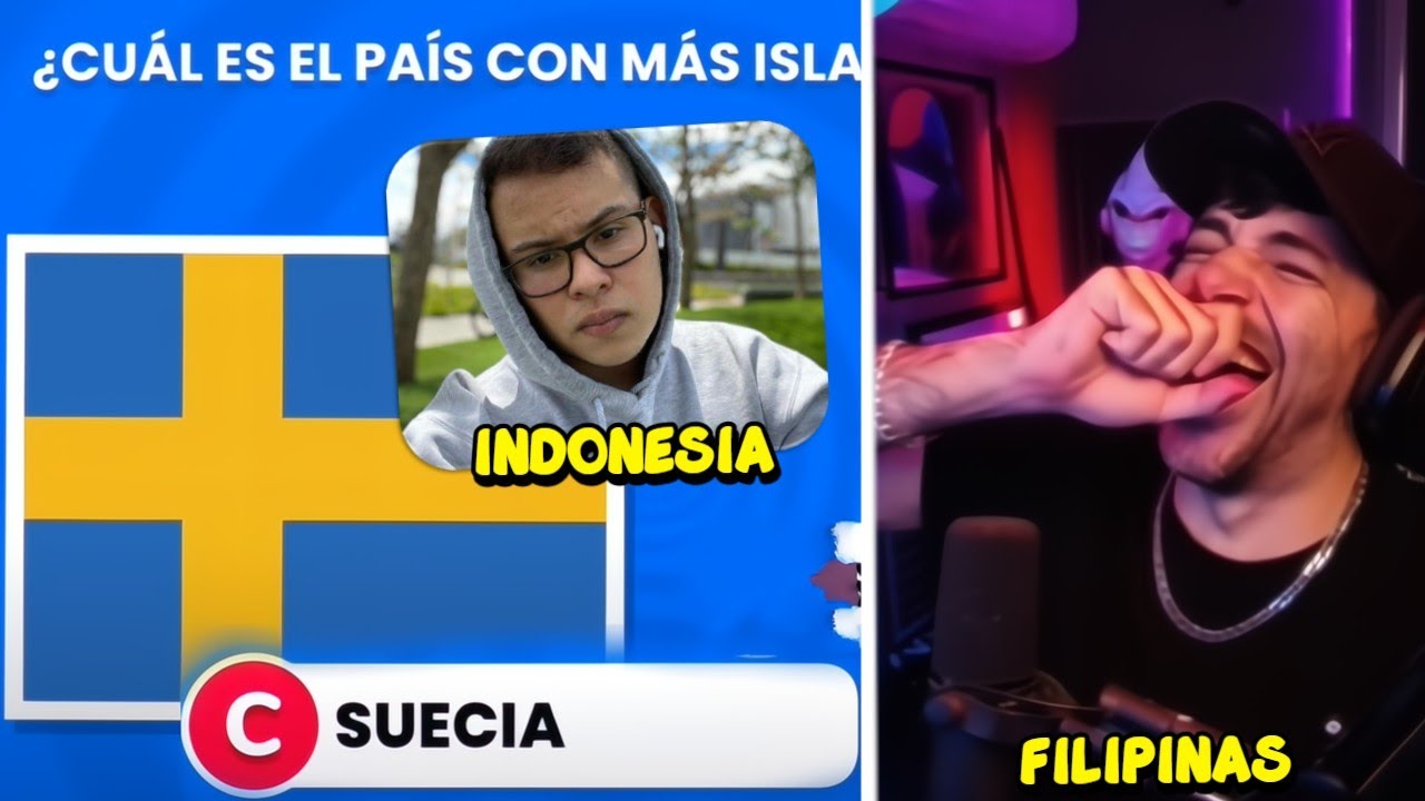 NEXXUZ y los ARKEANOS REACCIONAN a un PLAY QUIZ de EXAMEN DE GEOGRAFIA