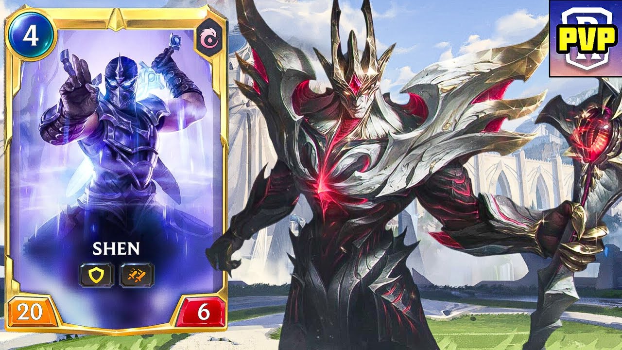 STAND UNITED! FOR DEMACIA! Get it?! Cause Shen's signature spell is.. nvm | Legends of Runeterra 