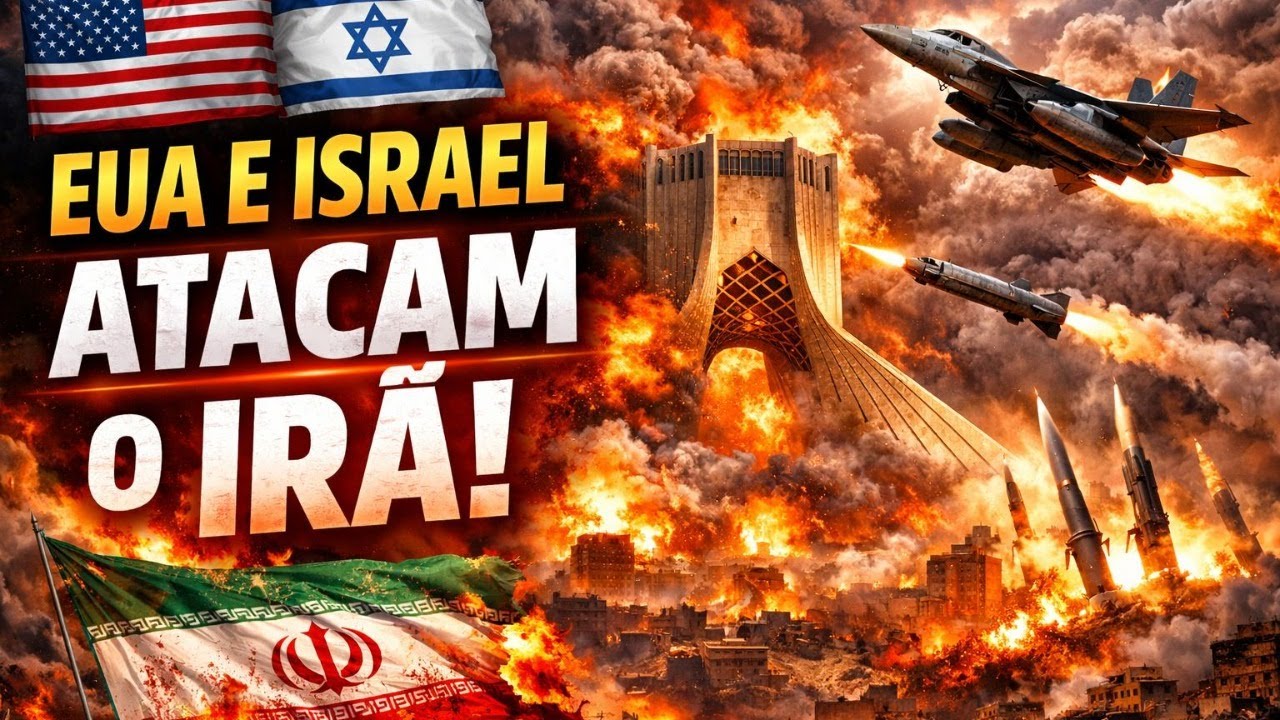 URGENTE | ISRAEL E EUA PROMOVEM ATAQUES DEVASTADORES AO RÃ