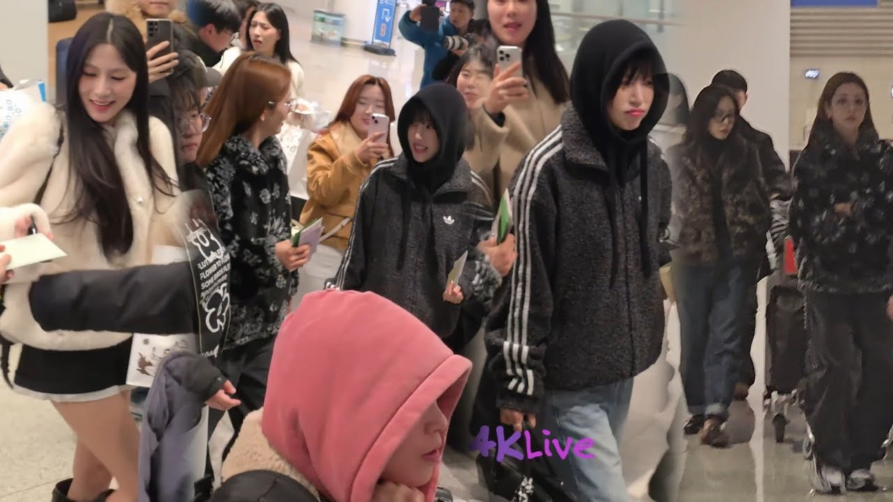 260101 APINK 에이핑크 Incheon ICN Arrival from Taipei TPE after Year End Countdown Show in Taoyuan