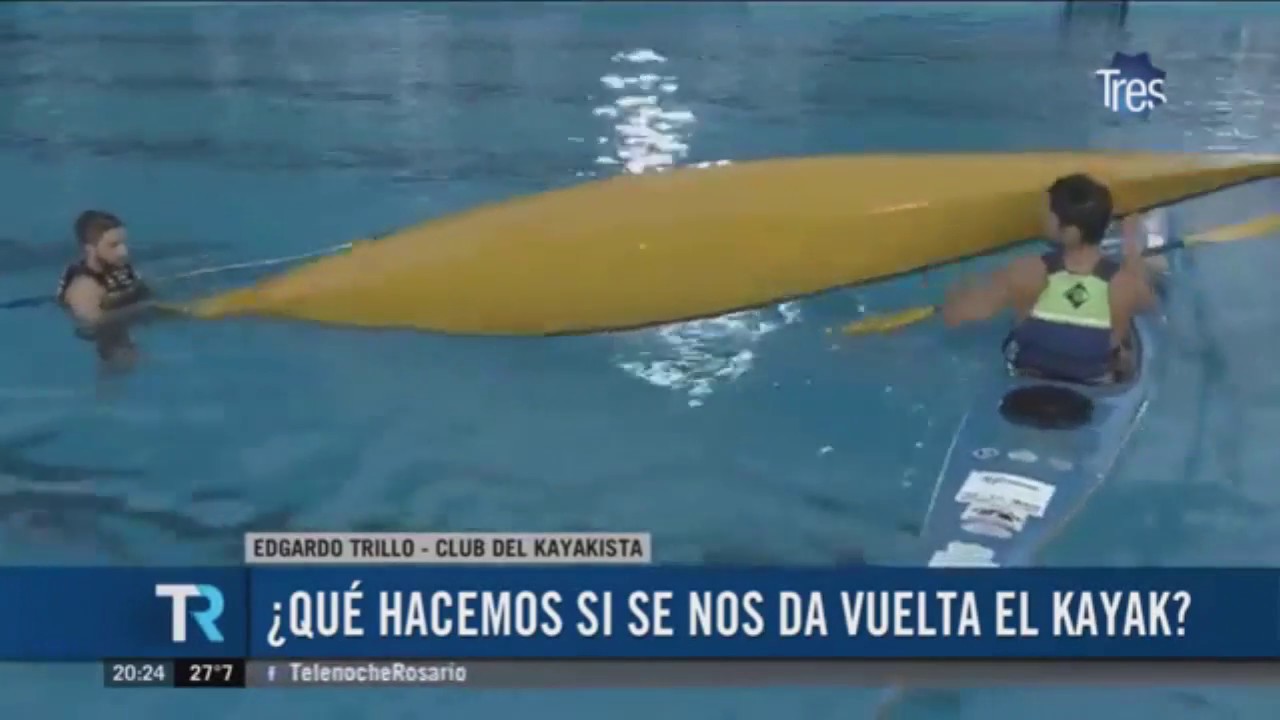 ¿Qué hacemos si se nos da vuelta un kayak?
