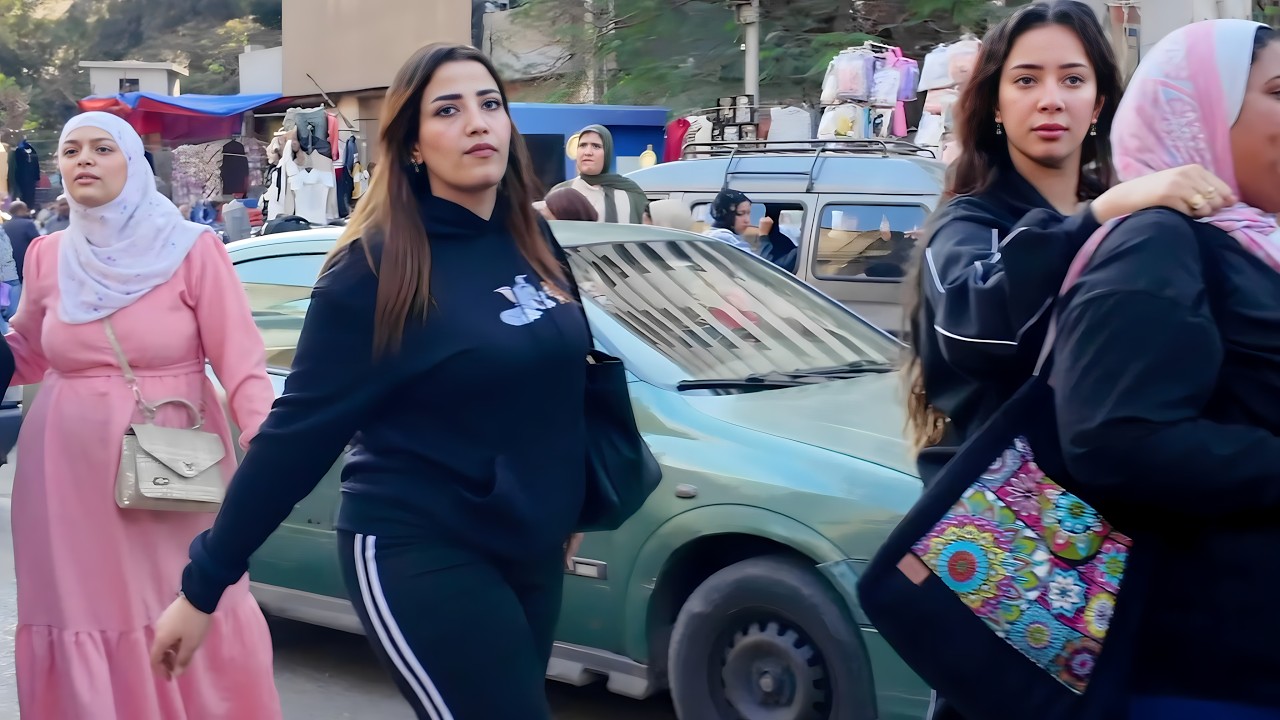 الحياة الشعبية البسيطة بين الاسواق في مصر | جولة سير على الأقدام